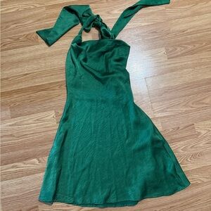 Altar'd State Strapless Green Dress